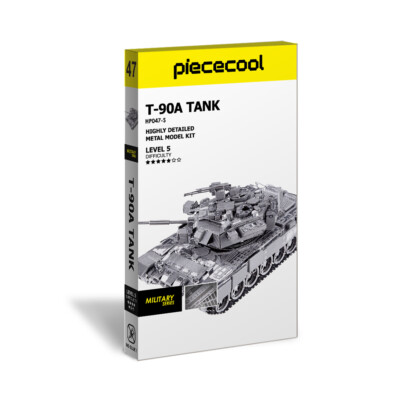Piececool 3D T-90A Tank Metal Building - Architectural Model for Adult Gifts