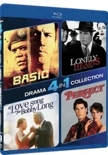 John Travolta 4-FILM Blu-ray set: Perfect, Basic, Lonely Hearts, Bobby Long NEW