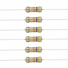 10 Pack~100PACK  4.7k Ohm  Ω  5% Tolerance 1/4W 0.25 Watt Carbon Film Resistor