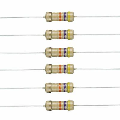 SRS AIRBAG BYPASS BMW MERCEDES TOYOTA HONDA 10 Pack~100PACK 4.7k Ohm Ω 5% Tolerance 1/4W 0.25 Watt Carbon Film Resistor