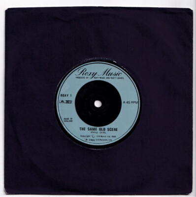 (nU680) Roxy Music, The Same Old Scene - 1980 - 7'' vinyl