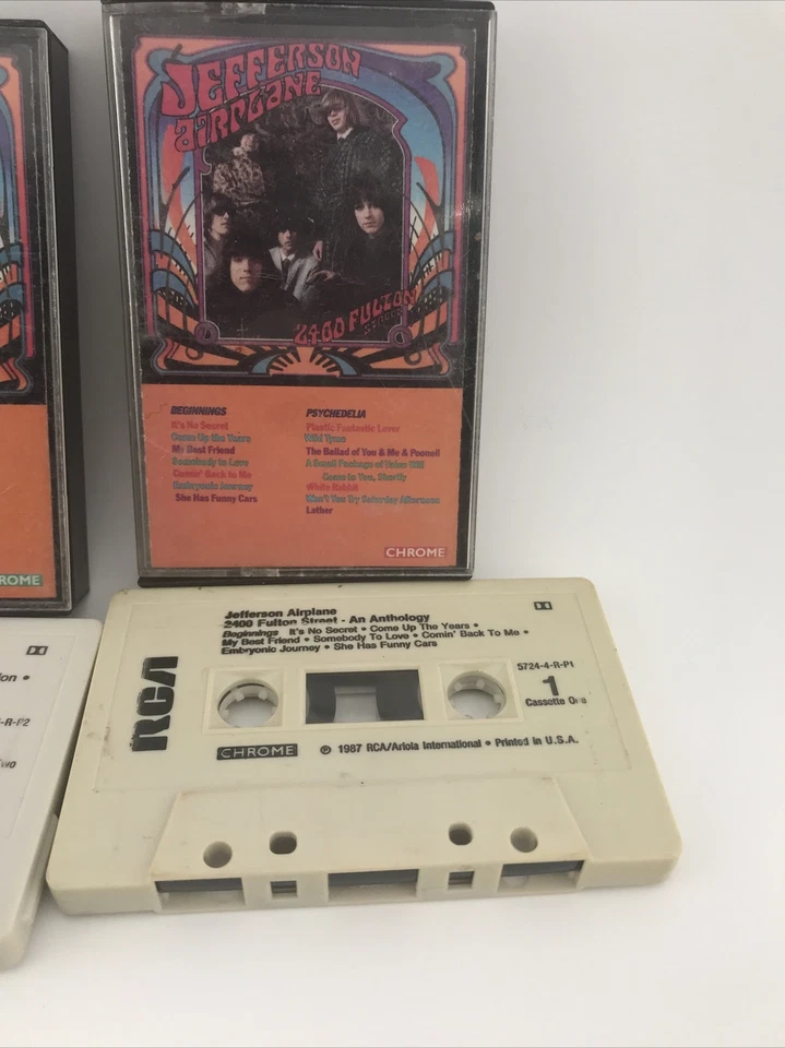 Jefferson Airplane - 2400 Fulton Street Anthology - Vintage Cassette Lot 2 Foto 3 de 4
