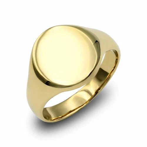 Anello-sigillo di lusso in oro giallo