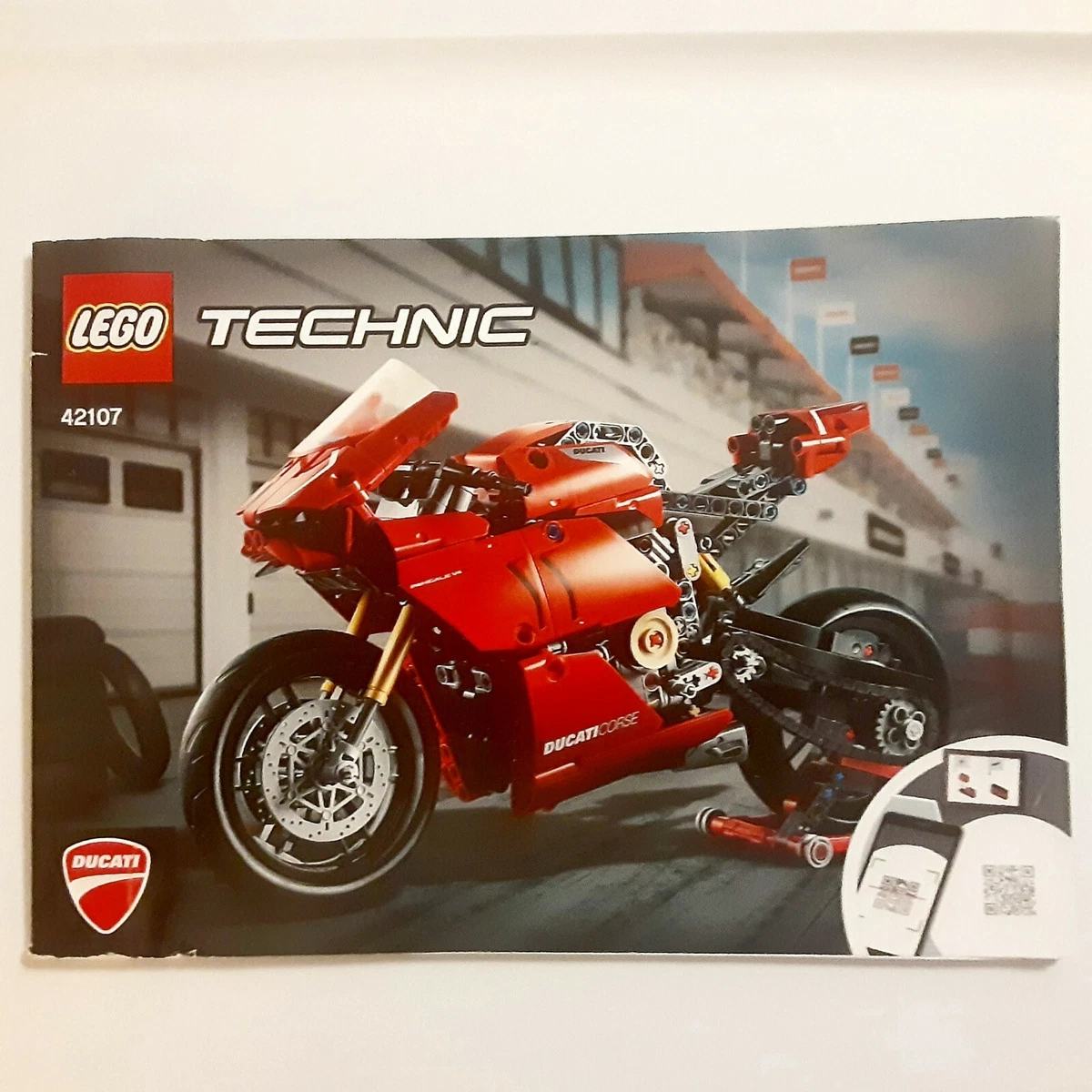 LEGO Ducati Panigale V4 R Technic (42107) Manual Only