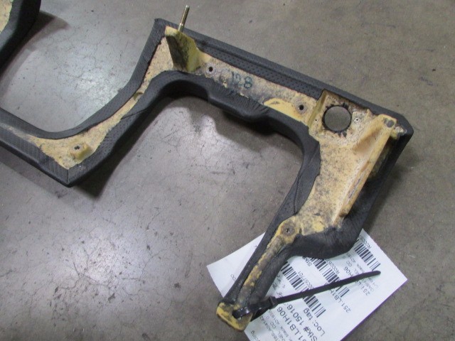 Lamborghini Gallardo, LH Lower Dash Panel, Black Leather, Used, P/N 401858793D