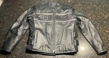 NEW Harley Davidson Mens’s SWAT Leather Motorcycle Jacket 97107-12VM/000L (LG)