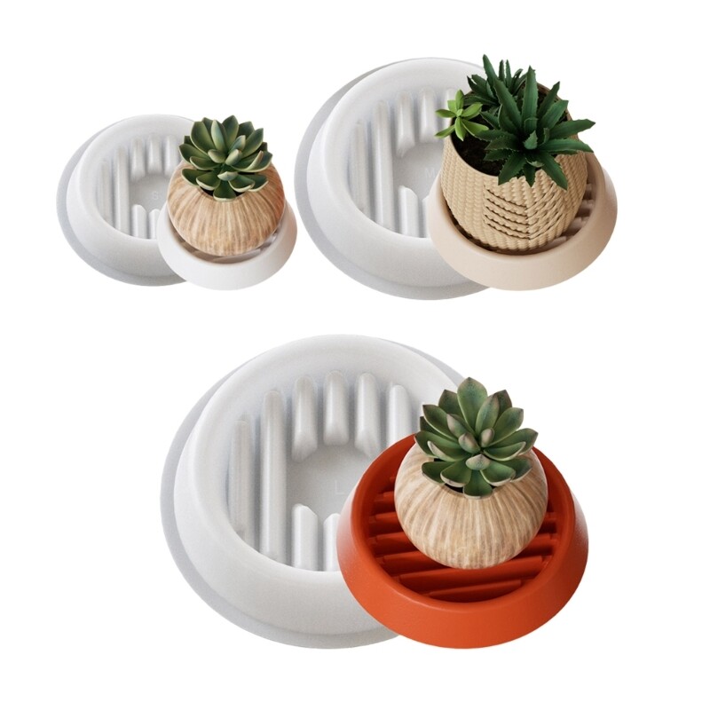 Epoxy Resin Molds Jewelry Holders Molds Decorative Plate Molds Silicone Texture