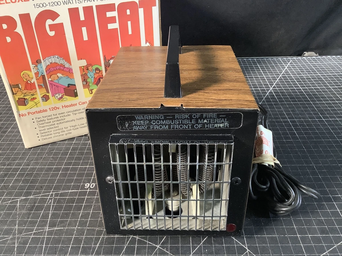 Big Heat Model 6200 Deluxe Portable Electric Heater | eBay