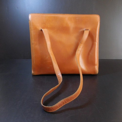 Shoulder Bag Woman Leather MAURO GOVERNA Vintage Fashion Art Deco Italy N6467 - Picture 8 of 12