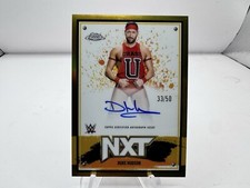 Duke Hudson 2025 WWE Topps NXT Gold Auto /50