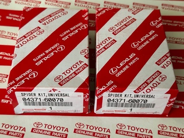 GENUINE TOYOTA LEXUS SPIDER KIT UNIVERSAL Joint SET of 2 04371-60070 - Image 3 of 4