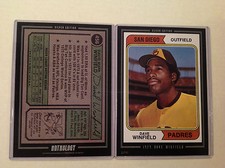 1974 Dave Winfield RC Padres Hof 2016 Topps Anthology 5X7 Silber # Ed / 49 Made