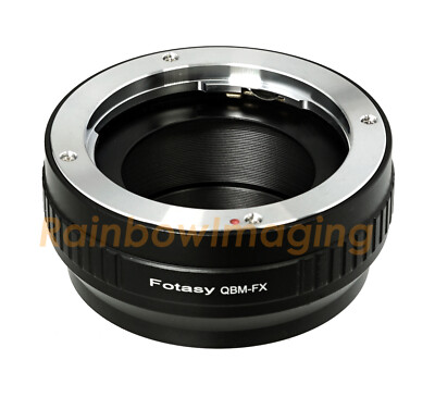 Rollei QBM Lens to Fujifilm Fuji X Mount X-S10 X-S20 X-H2 X-H2S XT5 X-Ee Adapter