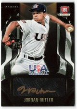 2015 Jordan Butler Panini USA Rookie Black Gold Auto 28/49
