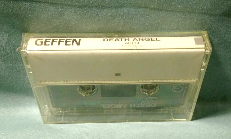 Death Angel, ACT III, PROMOTIONAL COPY, GEFFEN RECORDS, NEW CASSETTE TAPE - Image 3 of 3