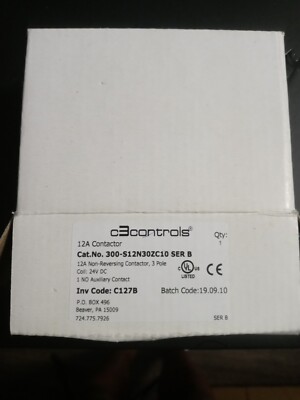C3 CONTROLS 300-S12N30XC01 / 300S12N30XC01 - Nuovo Di Zecca