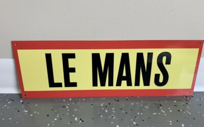 lemans Le Mans racing garage sign BMW Porsche mercedes Ferrari Ford Gt Audi