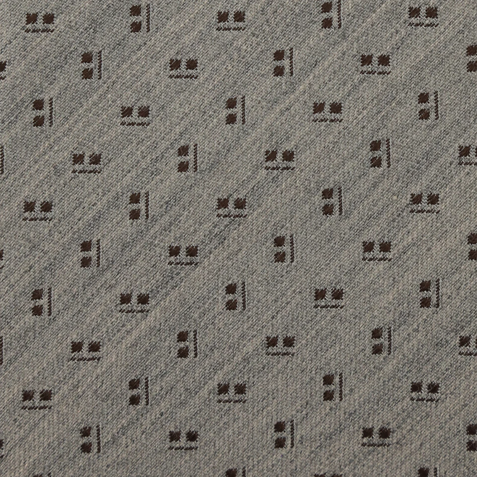 Галстук шелковый геометрический коричневый Cesare Attolini (1541) - Изображение 3 из 4