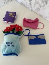 Lot Build-A-Bear Accessories Flowers, Teacher, Purses