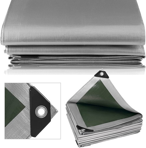 Waterproof Protective Tarpaulin MultiPurpose Pergola Cover w/Grommets Patio Yard - Picture 4 of 23