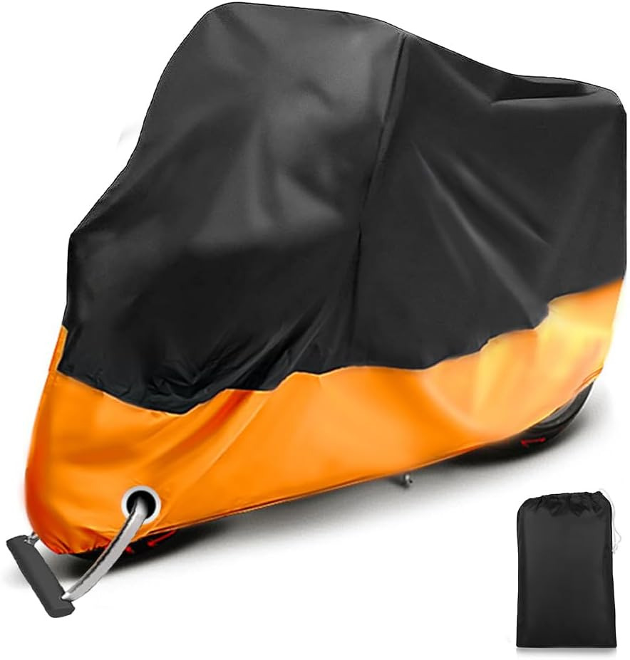 Motorcycle Cover Waterproof Outdoor Sun Protection Durable Accessories Cover Fit
