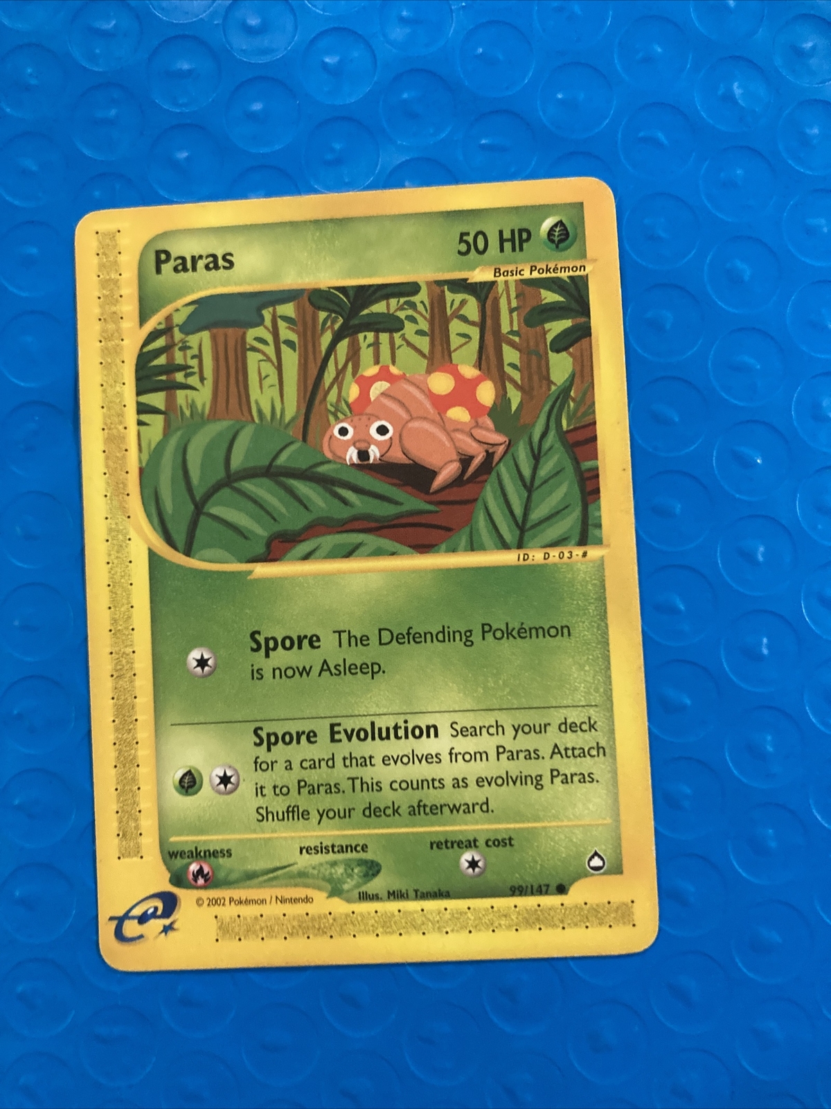 Paras - 99/147 - Aquapolis - Common - Pokemon - NM #2