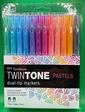 Tombow TwinTone Markers PASTELS 61501