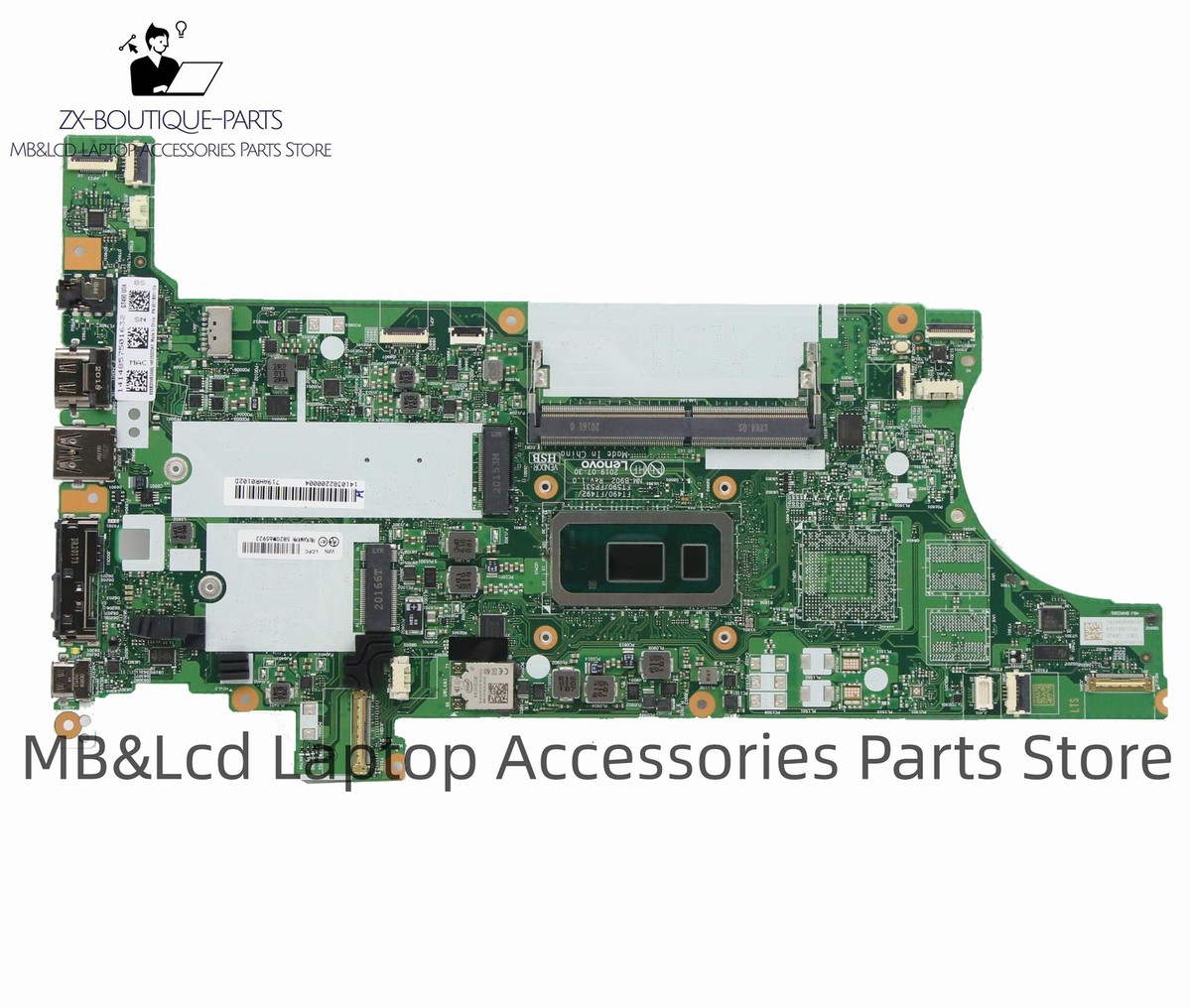 5B20W65922 For Lenovo ThinkPad T490 Laptop Motherboard i5