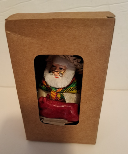 3-Inch Filipino Santa Ornament "LECHON" *Handcrafted from the Philippines* New - Picture 2 of 10