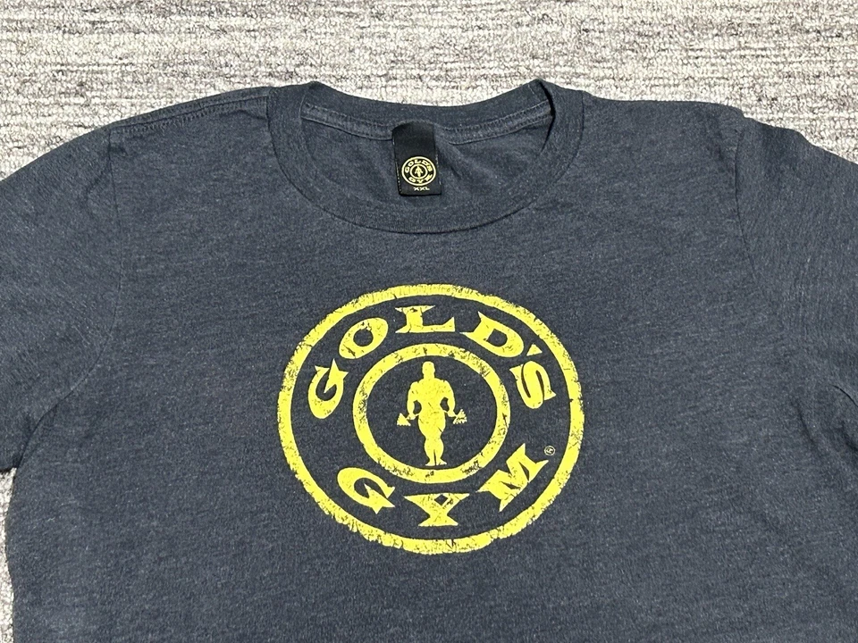 Camisa de gimnasio dorada para mujer XXL 2XL gris amarillo más fuerte que los niños damas Foto 4 de 4