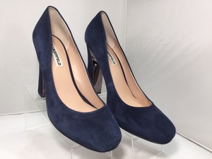 karl lagerfeld blue suede shoes