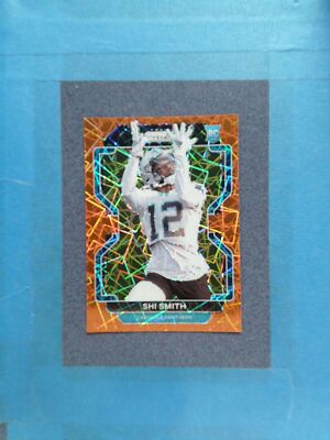 2021 Prizm SHI SMITH RC #408 Orange Velocity Carolina Panthers ~SR22A