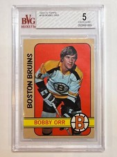 1972-73 Topps Bobby Orr #100 Boston Bruins Beckett BVG 5 EXCELLENT