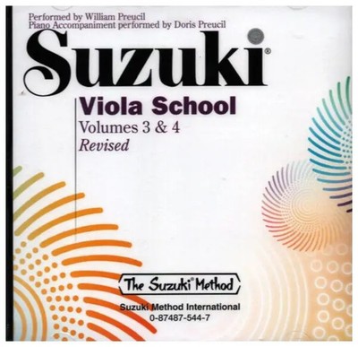 Suzuki Viola School CD, Volume 3 & 4 (Revised) | Shinichi Suzuki | Audio-CD | CD