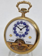 Orologio da tasca vintage svizzero Hebdomas Arnex 8 giorni 8 giorni tono oro