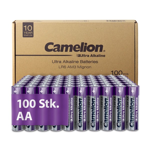 Camelion Ultra Alkaline 1,5 Volt Aa LR6 CB100 | Mignon Batterien | 100 StüCk-image
