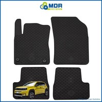 W-Parts Gummi 3D FußMatten Schwarz FüR Fiat Grande Punto 25-> FüR Benzin