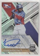 2019 Panini Elite Extra Edition Dominican Prospect League Juan Martinez Auto 0rf