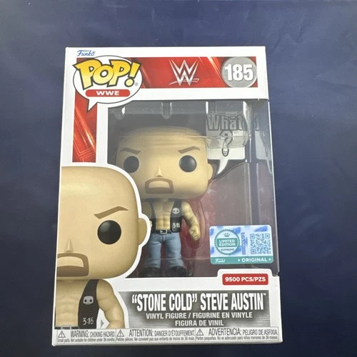 Funko Pop! WWE: Stone Cold Steve Austin LE 9500 PCS (What) #185 W/ Protector