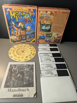 Monkey Island 2 Le Chucks Revenge - OVP/CIB - PC/IBM 5,25'' - BIG BOX - TOP