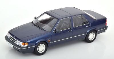 1:18 Triple 9 Saab 9000 CD 1990 darkblue-metallic