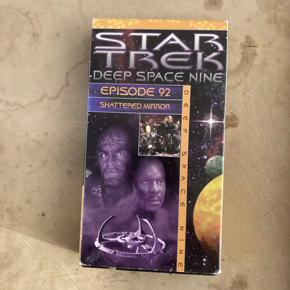 Star Trek DS9 ASSORTED VHS TAPES LOT OF 5 MIRROR 2 THOMAS RIKER ETC😎🖖🏾 - Image 2 of 4