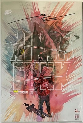 NINJA FUNK EP #1 SIGNED JPG, WHATNOT PUBLISHING COMIC BOOK W/COA