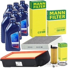MANN FILTERSET+7L OE 5W30 ÖL passend für BMW 3er F30 80 34 31 4er F33 83 36