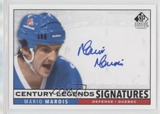 2020-21 SP Signature Edition Legends Century Signatures Mario Marois Auto 03h9