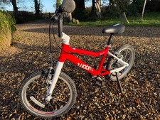 Woom 3 Bike Red with kickstand and bell, excellent condition