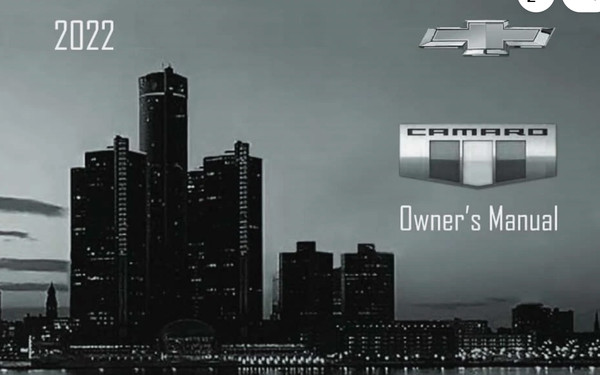 2022 Chevy Chevrolet Camaro Betriebsanleitung FüR EigentüMer NEU-image