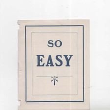 1920s Campbell&rsquo;s Soup &ldquo;So Easy&rdquo; whimsical Advertising Booklet
