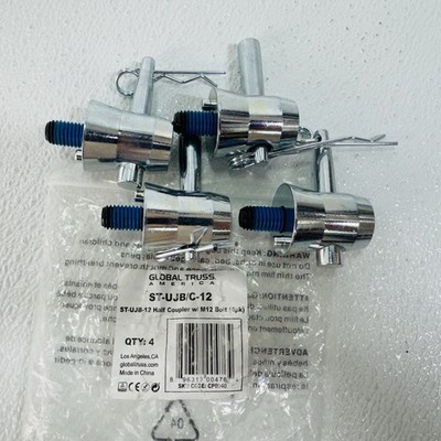 Global Truss ST-UJB/C-12 Half Coupler (4-pack) W/ M12 Bolts