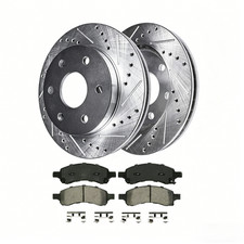 For Buick Enclave Gmc Acadia Chevrolet Traverse Front Rotors Brake Pads Drilled For Buick Enclave Gmc Acadia Chevrolet Traverse Front Rotors Brake Pads Drilled